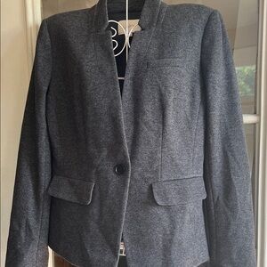 LOFT Charcoal Blazer lined light weight